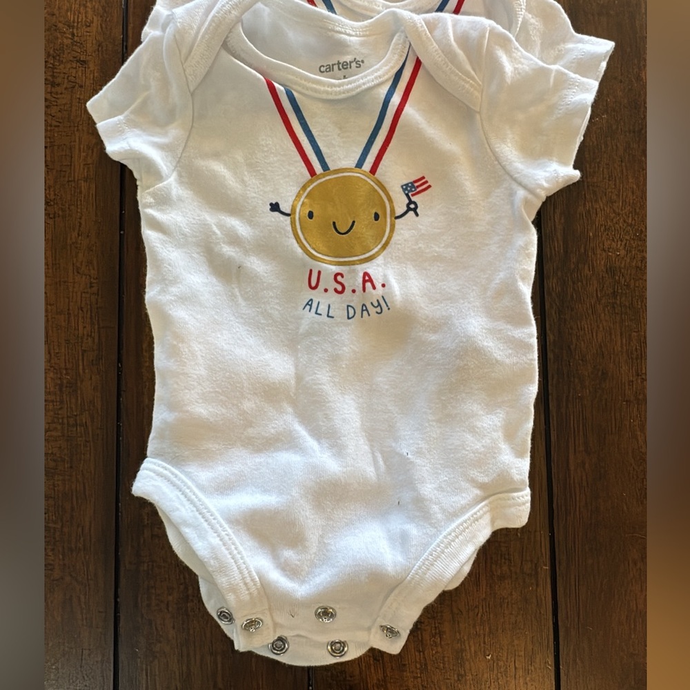 Newborn Medal Carters Onesie